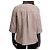 Autre Marque Manila Grace Gestreifte Jacke Beige Dunkelblau - Ansicht 3