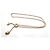 Collana Christian Dior in metallo dorato D'oro - vista 5