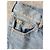 Jeans Balenciaga in denim blu chiaro - vista 4