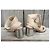 Jil Sander Navy Leder Absatzsandaletten Beige - Ansicht 5