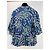 Autre Marque Poupette St Barth Set Kimono e Pantaloni Stampa Floreale Blu Bianco Verde - vista 3