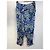 Autre Marque Poupette St Barth Set Kimono e Pantaloni Stampa Floreale Blu Bianco Verde - vista 5