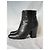 Prada Bottines en cuir noir - vue 2