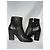 Prada Bottines en cuir noir - vue 5