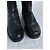 Prada Stivali alti in pelle nera Nero - vista 4