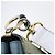 Chloé Chloe Schultertasche Leder 2way Navy Gold Auth 203685M Golden Marineblau - Ansicht 17