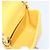CHANEL V Stitch Schultertasche mit Kette aus Lammleder Gelb Silber CC Auth 206310SAM - Ansicht 22