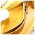 CHANEL V Stitch Schultertasche mit Kette aus Lammleder Gelb Silber CC Auth 206310SAM - Ansicht 27