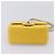 CHANEL V Stitch Schultertasche mit Kette aus Lammleder Gelb Silber CC Auth 206310SAM - Ansicht 5