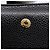 Carteira Compacta CHANEL COCO Mark em Couro Caviar Preta e Dourada CC Auth 206090V Preto Dourado - vista 17
