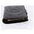 Carteira Compacta CHANEL COCO Mark em Couro Caviar Preta e Dourada CC Auth 206090V Preto Dourado - vista 4