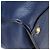 Bolsa de mão PRADA Ready lock em couro Taurillon Clemence 2way Azul Auth am12570V Dourado - vista 19