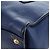 Bolsa de mão PRADA Ready lock em couro Taurillon Clemence 2way Azul Auth am12570V Dourado - vista 22