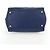 Bolsa de mão PRADA Ready lock em couro Taurillon Clemence 2way Azul Auth am12570V Dourado - vista 5