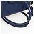 Bolsa de mão PRADA Ready lock em couro Taurillon Clemence 2way Azul Auth am12570V Dourado - vista 6