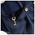 Bolsa de mão PRADA Ready lock em couro Taurillon Clemence 2way Azul Auth am12570V Dourado - vista 8