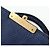 Bolsa de mão PRADA Ready lock em couro Taurillon Clemence 2way Azul Auth am12570V Dourado - vista 9