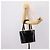 Borsa Salvatore Ferragamo Gancini vernice Black Silver Auth bs37143 Nero Argento - vista 22