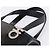 Borsa Salvatore Ferragamo Gancini vernice Black Silver Auth bs37143 Nero Argento - vista 8