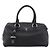 Sac à main PRADA en cuir noir argent Auth ep16195A Argenté - vue 13