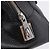 Sac à main PRADA en cuir noir argent Auth ep16195A Argenté - vue 18