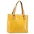 LOUIS VUITTON Monogram Vernis Houston Handtasche Jaune M91121 LV Auth gh2355 Gelb