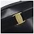 Borsa a tracolla Salvatore Ferragamo Vala in pelle nera e oro Auth bs37160 Nero - vista 21