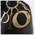 Zaino Christian Dior in pelle nera e oro Auth 204161A Nero D'oro - vista 10