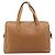 Sac à main PRADA en cuir marron ton or Auth bs37098 - vue 2