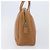 Sac à main PRADA en cuir marron ton or Auth bs37098 - vue 4