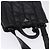 Bolso Tote PRADA Nappa Bomber de piel 2way Negro Plata Auth 204049M - vista 14