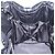 Bolso Tote PRADA Nappa Bomber de piel 2way Negro Plata Auth 204049M - vista 27