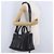 Bolso Tote PRADA Nappa Bomber de piel 2way Negro Plata Auth 204049M - vista 32