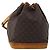 LOUIS VUITTON Monogram Petit Noe Schultertasche M42226 LV Auth 196342 Monogramm