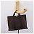 Hermès HERMES Her Line Tote MM Tote Bag Canvas Gray Silver Auth bs37333 Castaño Plata - vista 19