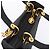 Bolsa de mão Christian Dior Lady Dior Canage Canvas Black Gold Auth ep16219 Preto Dourado - vista 6