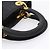 Bolsa de mão Christian Dior Lady Dior Canage Canvas Black Gold Auth ep16219 Preto Dourado - vista 7