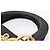 Bolsa de mão Christian Dior Lady Dior Canage Canvas Black Gold Auth ep16219 Preto Dourado - vista 8