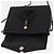Bolsa de Ombro com Corrente Bally em Couro Preto e Dourado Auth BA16168 - vista 11