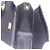 Bolsa de Ombro com Corrente Bally em Couro Preto e Dourado Auth BA16168 - vista 20