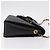 Bolsa de Ombro com Corrente Bally em Couro Preto e Dourado Auth BA16168 - vista 3
