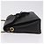 Bolsa de Ombro com Corrente Bally em Couro Preto e Dourado Auth BA16168 - vista 4