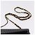 Bolsa de Ombro com Corrente Bally em Couro Preto e Dourado Auth BA16168 - vista 8