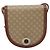 Céline Bolso de hombro CELINE Macadam Circle Logo PVC Beige Tono Dorado Auth ki6890 - vista 13