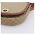 Céline Bolso de hombro CELINE Macadam Circle Logo PVC Beige Tono Dorado Auth ki6890 - vista 14