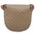 Céline Bolso de hombro CELINE Macadam Circle Logo PVC Beige Tono Dorado Auth ki6890 - vista 2