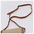 Céline Bolso de hombro CELINE Macadam Circle Logo PVC Beige Tono Dorado Auth ki6890 - vista 8