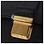 Borsa a tracolla Miu Miu Madras in pelle nera e oro Auth 203815 Nero D'oro - vista 21