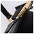 Borsa a tracolla Miu Miu Madras in pelle nera e oro Auth 203815 Nero D'oro - vista 9