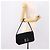 Borsa a tracolla FENDI Mamma Baguette in jersey di cotone Nero Argento Auth 204836 - vista 25